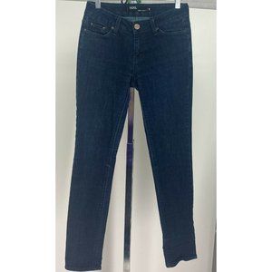 BDG  DARK BLUE LOW RISE ANKLE SKINNY Y2K COTTON BLEND  WOMEN'S JEANS SIZE: 26